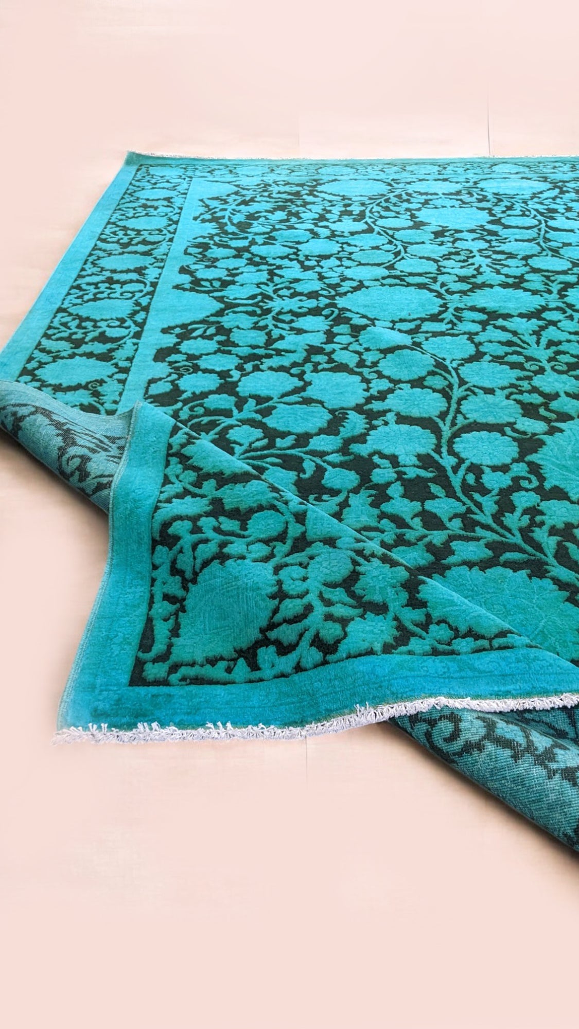 Ziegler Silk Wash Chobi Rug - 9.11 x 6.11