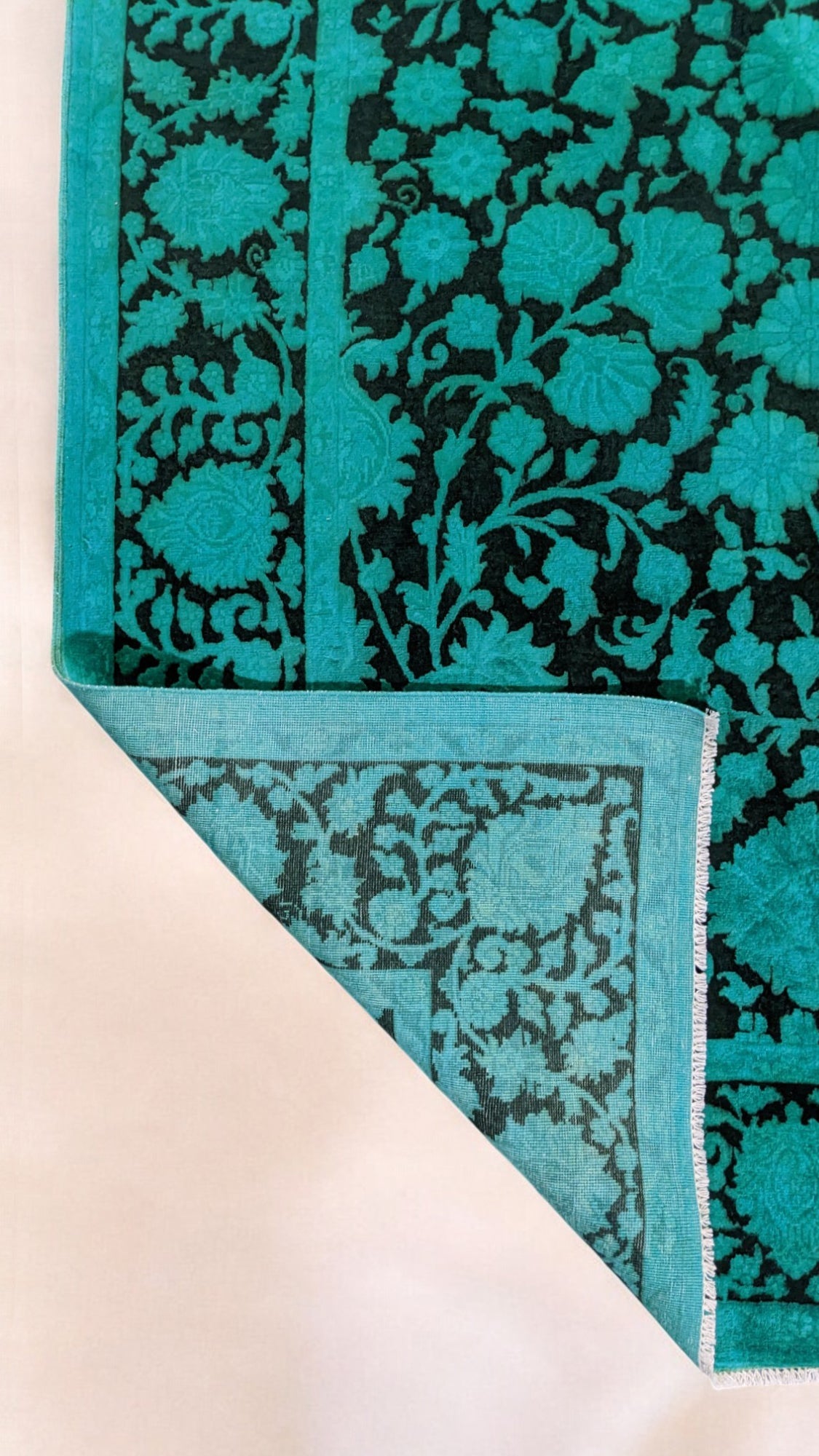Ziegler Silk Wash Chobi Rug - 9.11 x 6.11