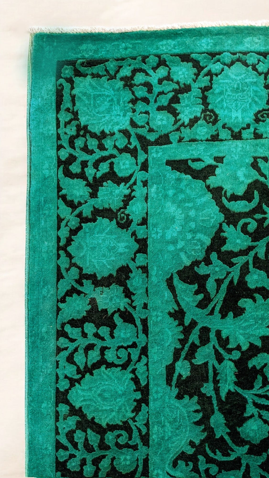 Ziegler Silk Wash Chobi Rug - 9.11 x 6.11