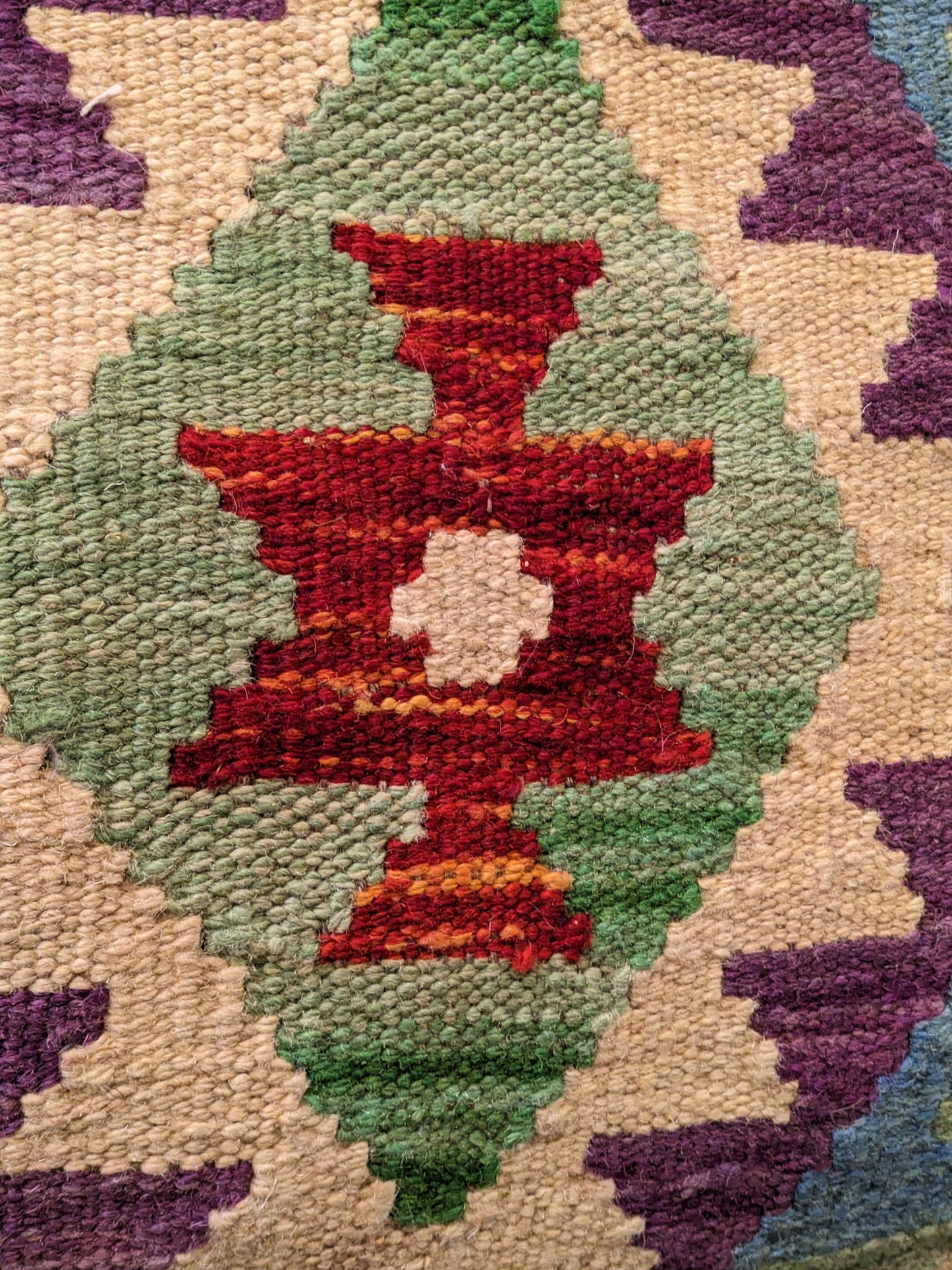 Afghan Kilim Cushion Cover - 45 x 45 cm