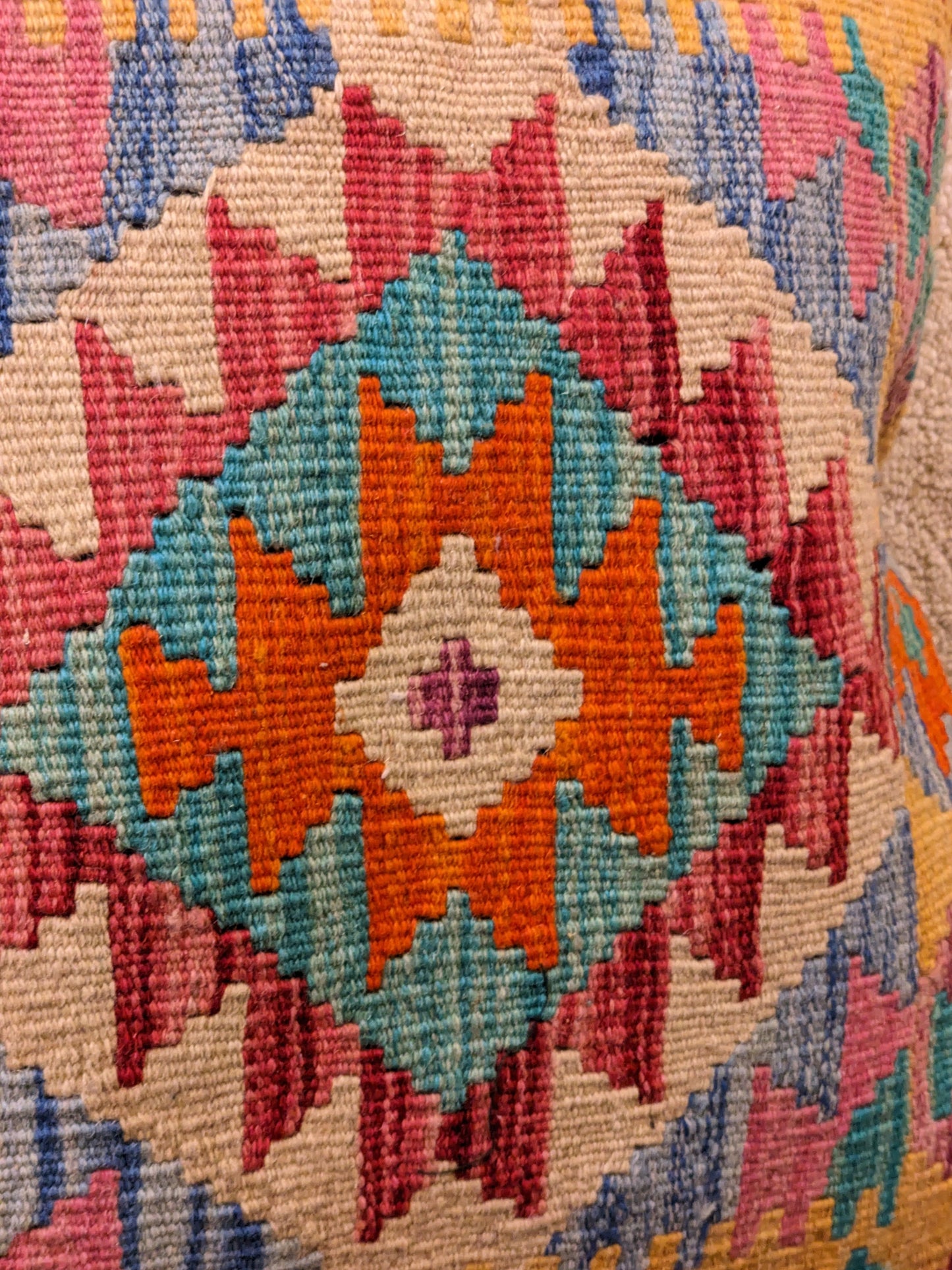 Afghan Kilim Cushion Cover - 45 x 45 cm