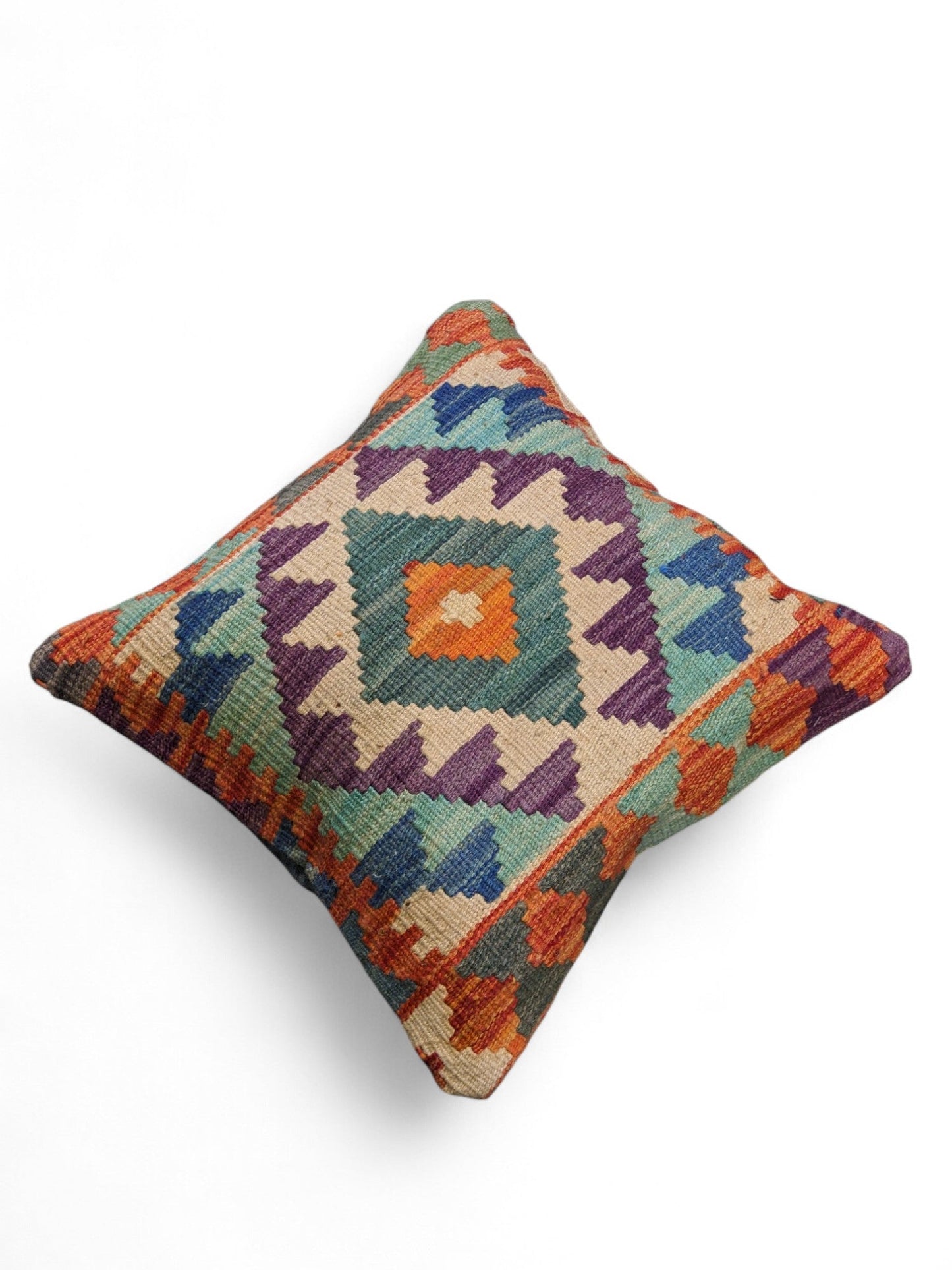 Afghan Kilim Cushion Cover - 45 x 45 cm