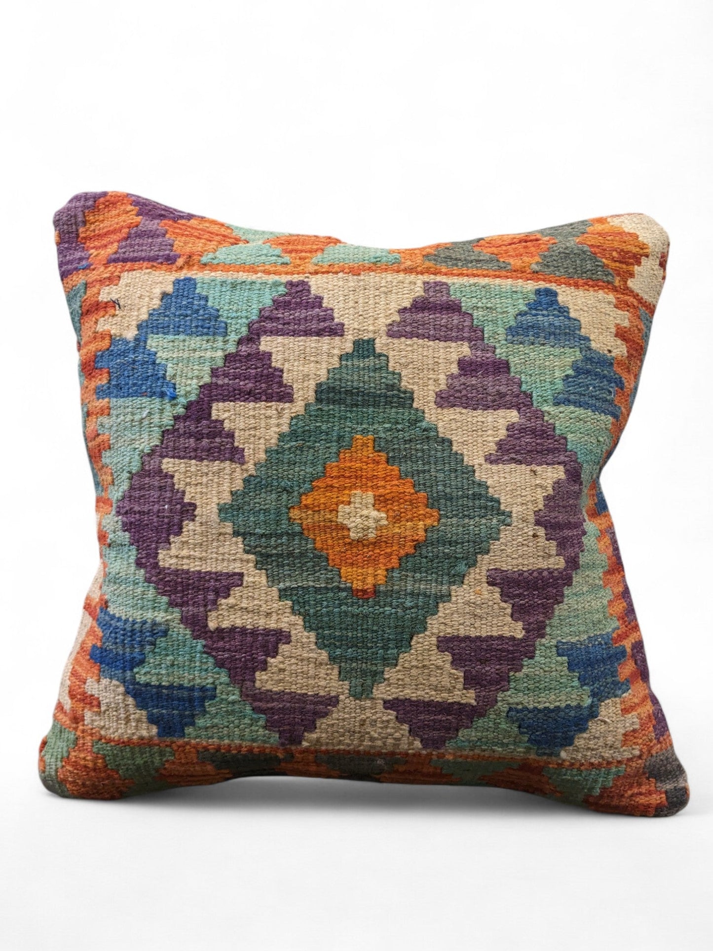Afghan Kilim Cushion Cover - 45 x 45 cm