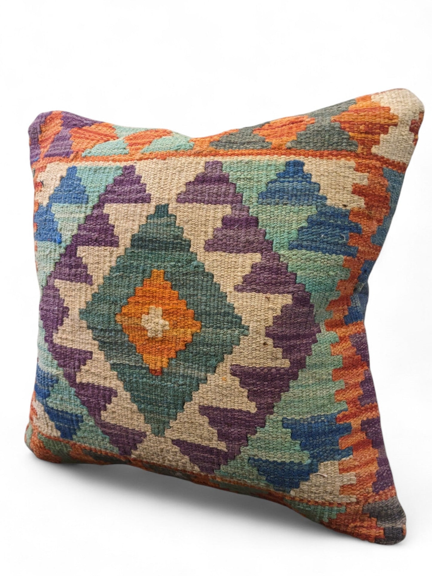 Afghan Kilim Cushion Cover - 45 x 45 cm