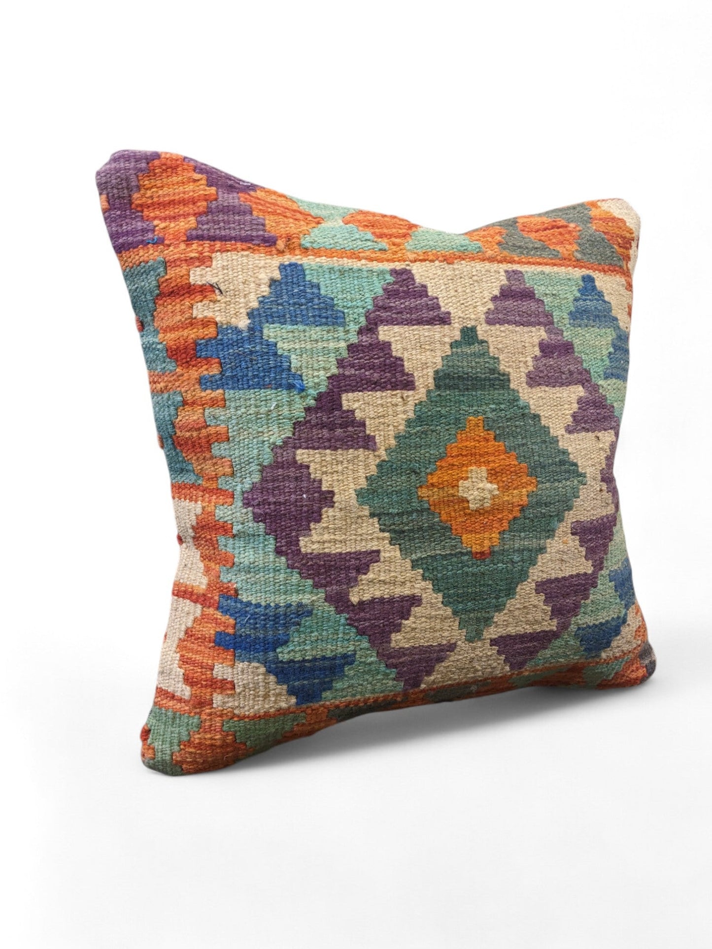 Afghan Kilim Cushion Cover - 45 x 45 cm