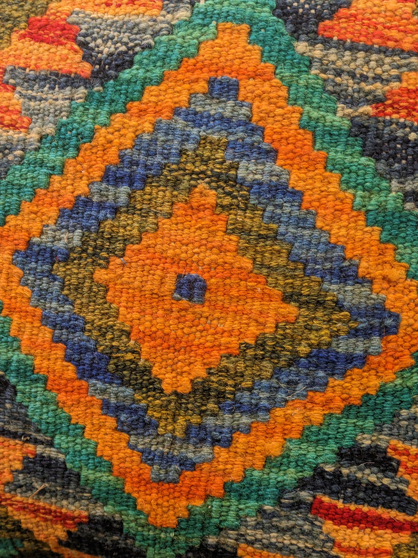 Afghan Kilim Cushion Cover - 45 x 45 cm