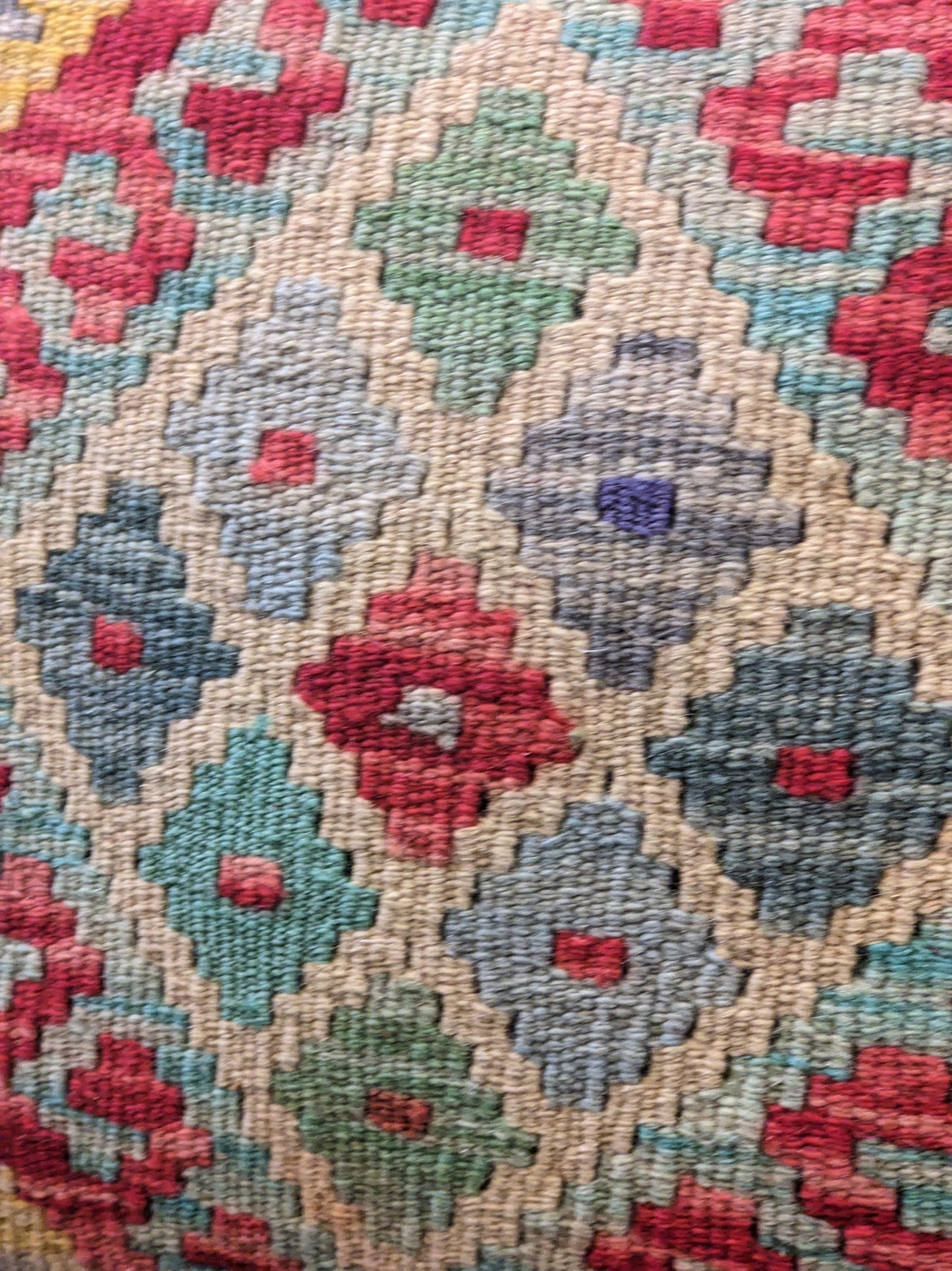 Afghan Kilim Cushion Cover - 45 x 45 cm