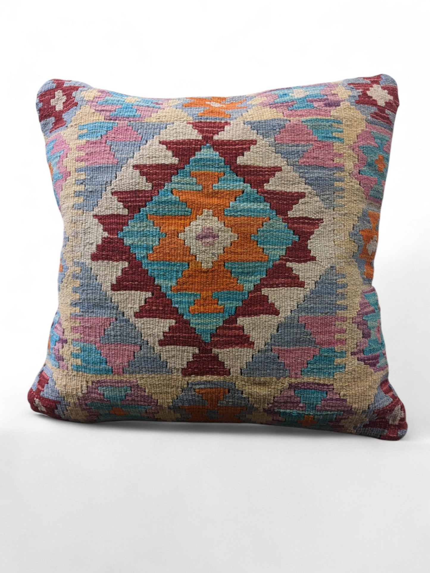 Afghan Kilim Cushion Cover - 45 x 45 cm