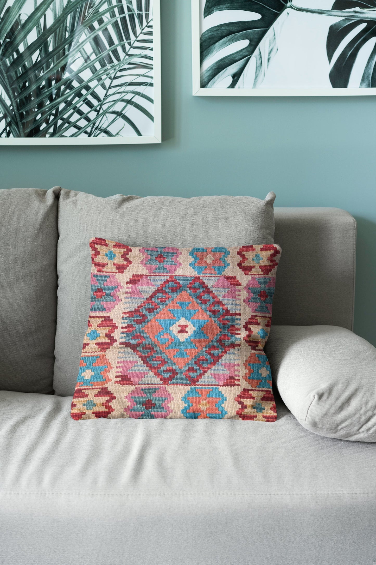 Afghan Kilim Cushion Cover - 45 x 45 cm