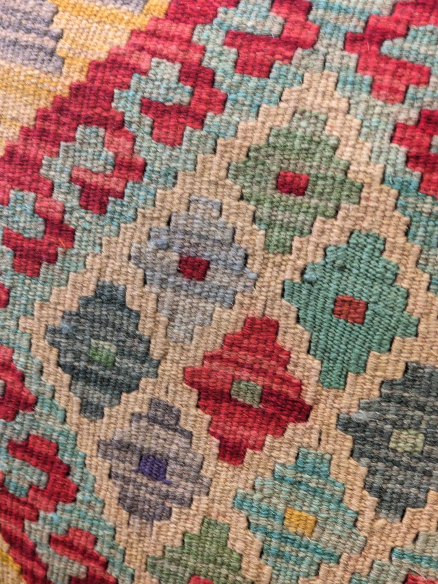 Afghan Kilim Cushion Cover - 45 x 45 cm