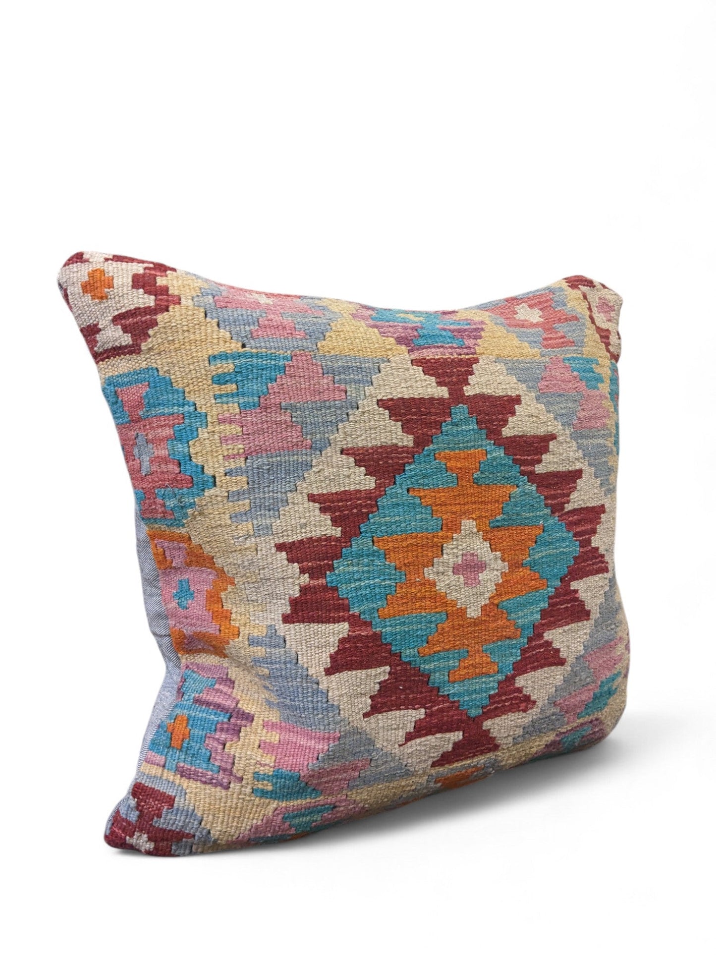 Afghan Kilim Cushion Cover - 45 x 45 cm