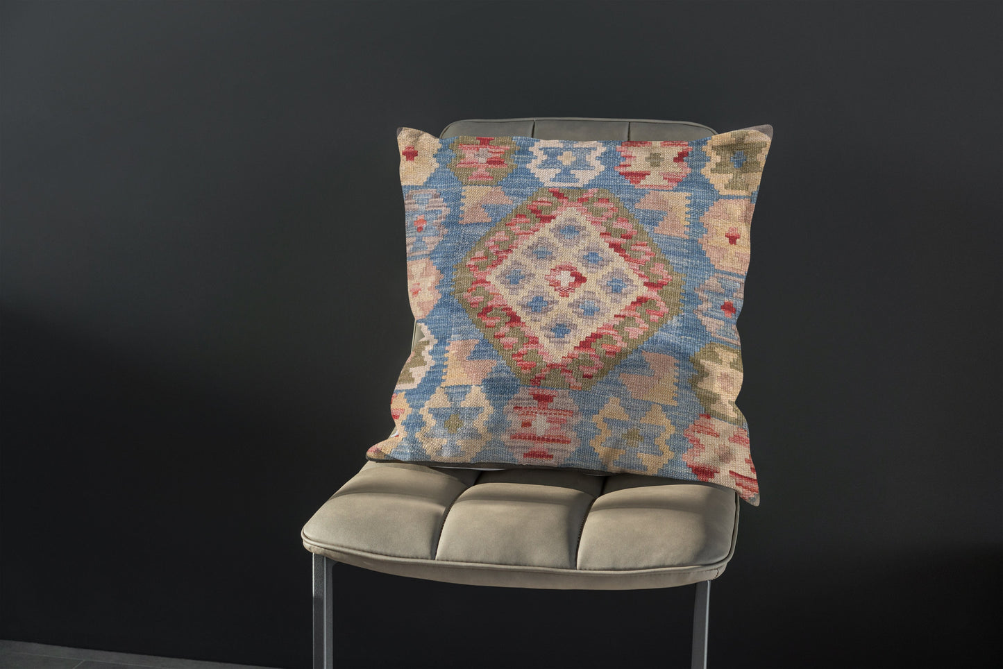 Afghan Kilim Cushion Cover - 45 x 45 cm