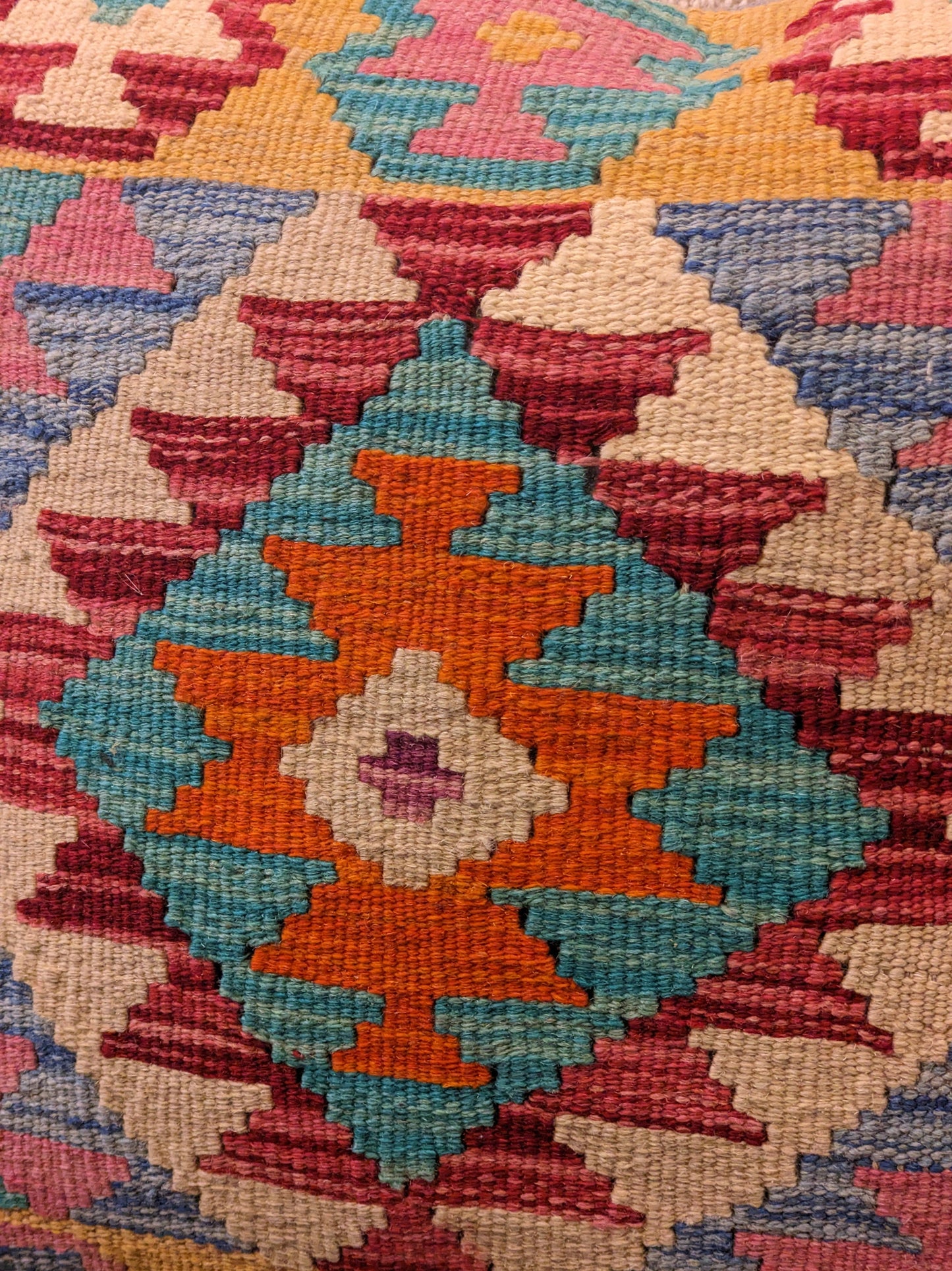 Afghan Kilim Cushion Cover - 45 x 45 cm