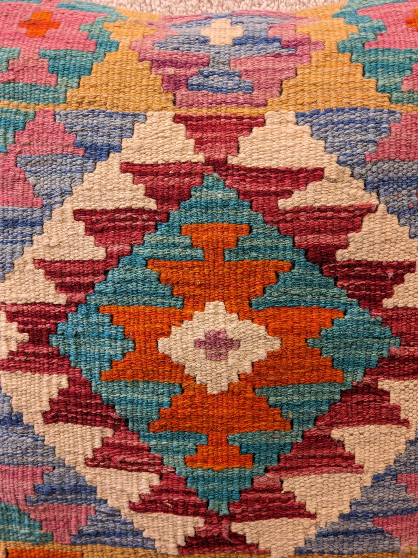 Afghan Kilim Cushion Cover - 45 x 45 cm