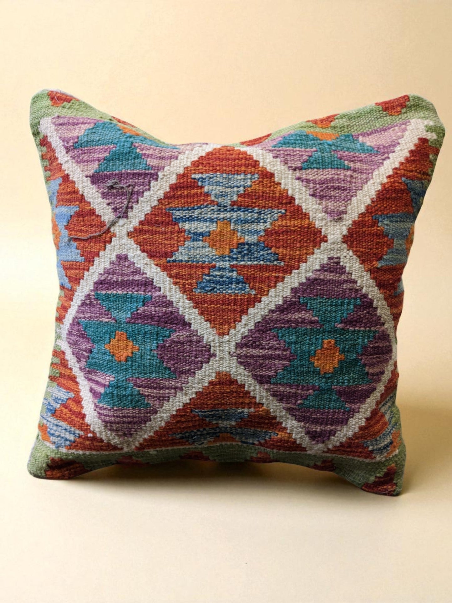 Afghan Kilim Cushion Cover - 50 x 50 cm