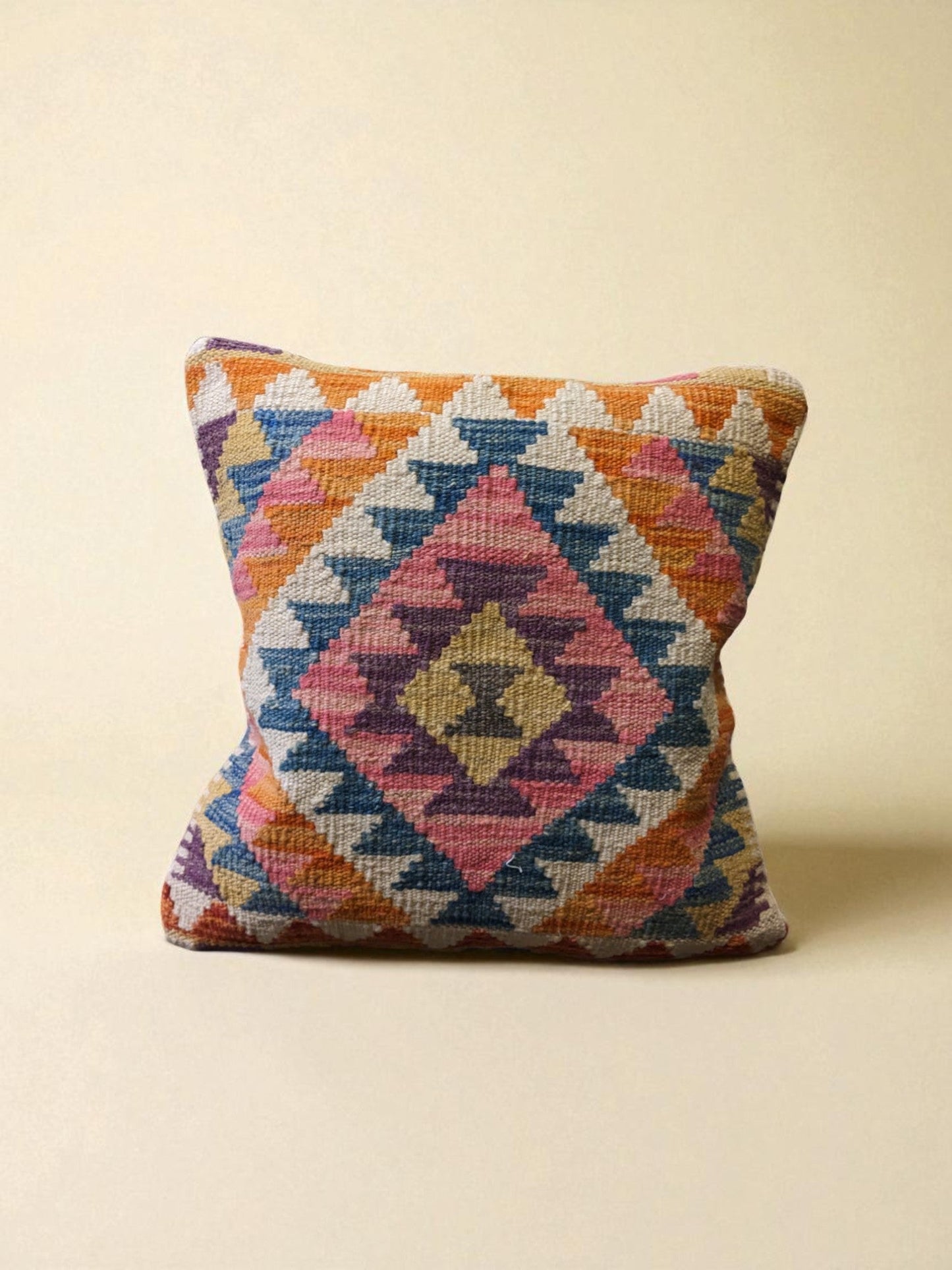 Afghan Kilim Cushion Cover - 45 x 45 cm