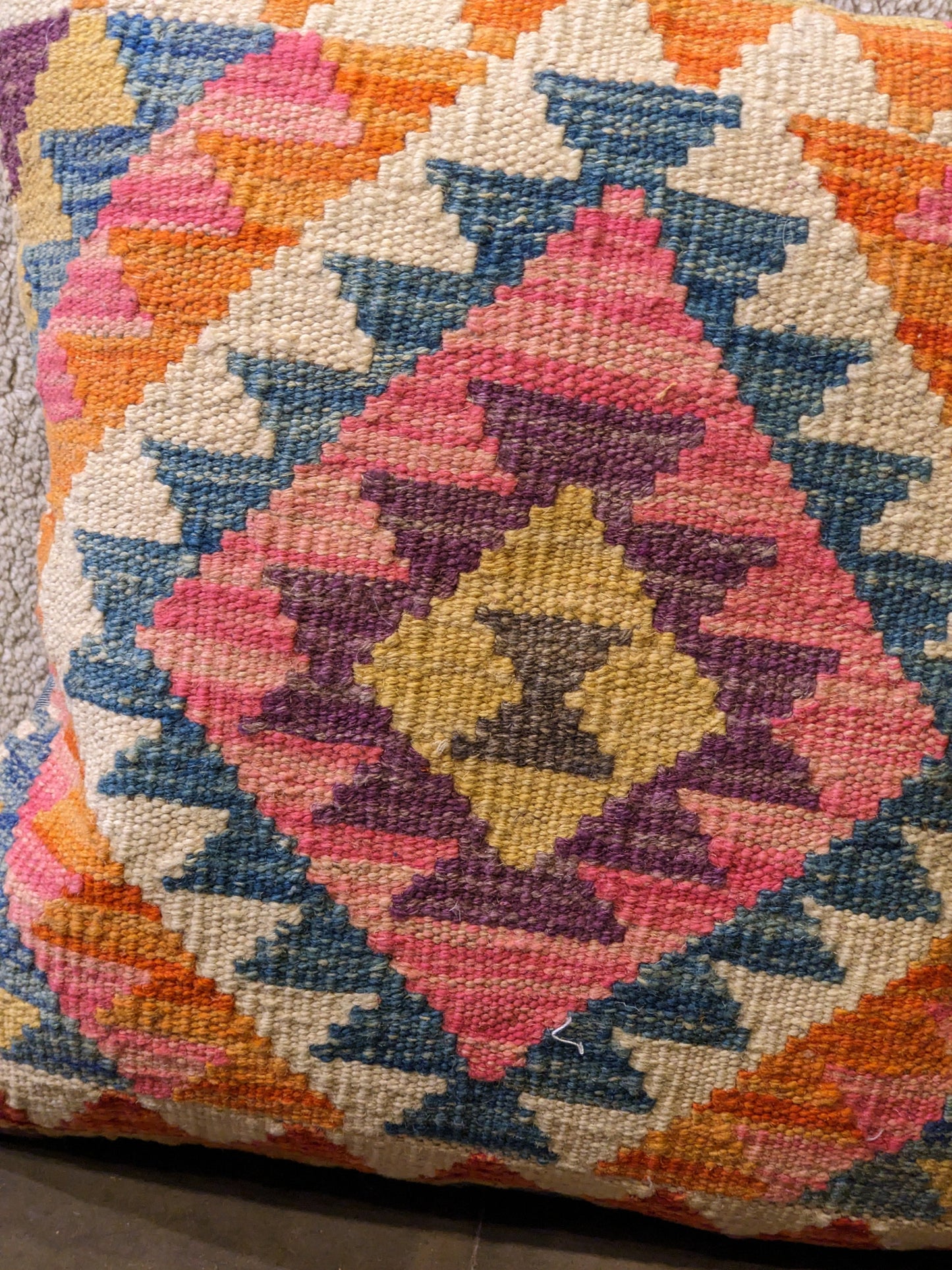 Afghan Kilim Cushion Cover - 45 x 45 cm