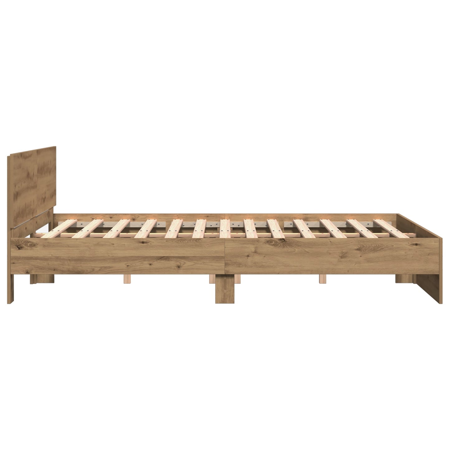Modern Wooden Super King Size 1.8m Bed Frame Base With Headboard Wood Beds