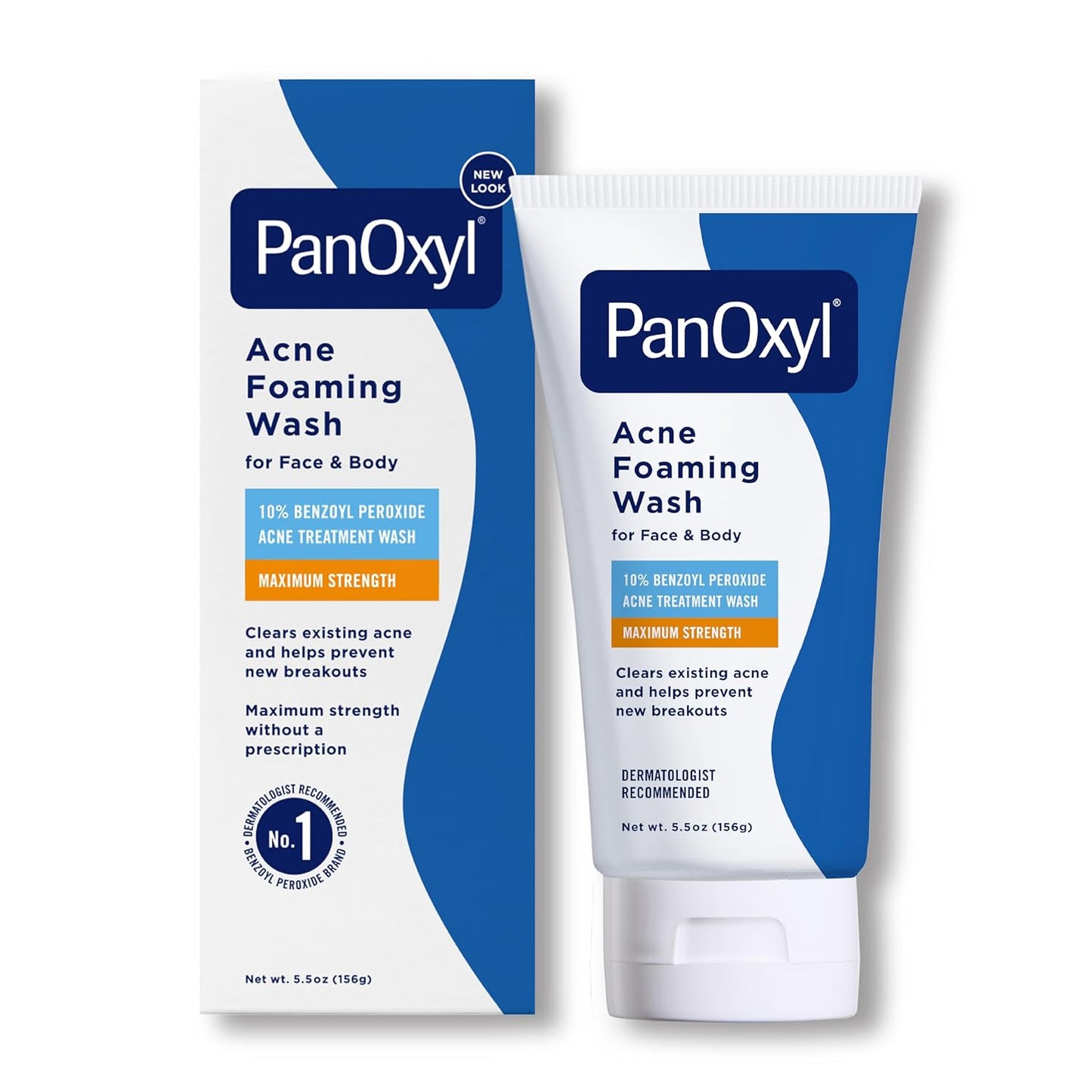 PanOxyl Acne Foaming Wash - 10% Benzoyl Peroxide Maximum Strength