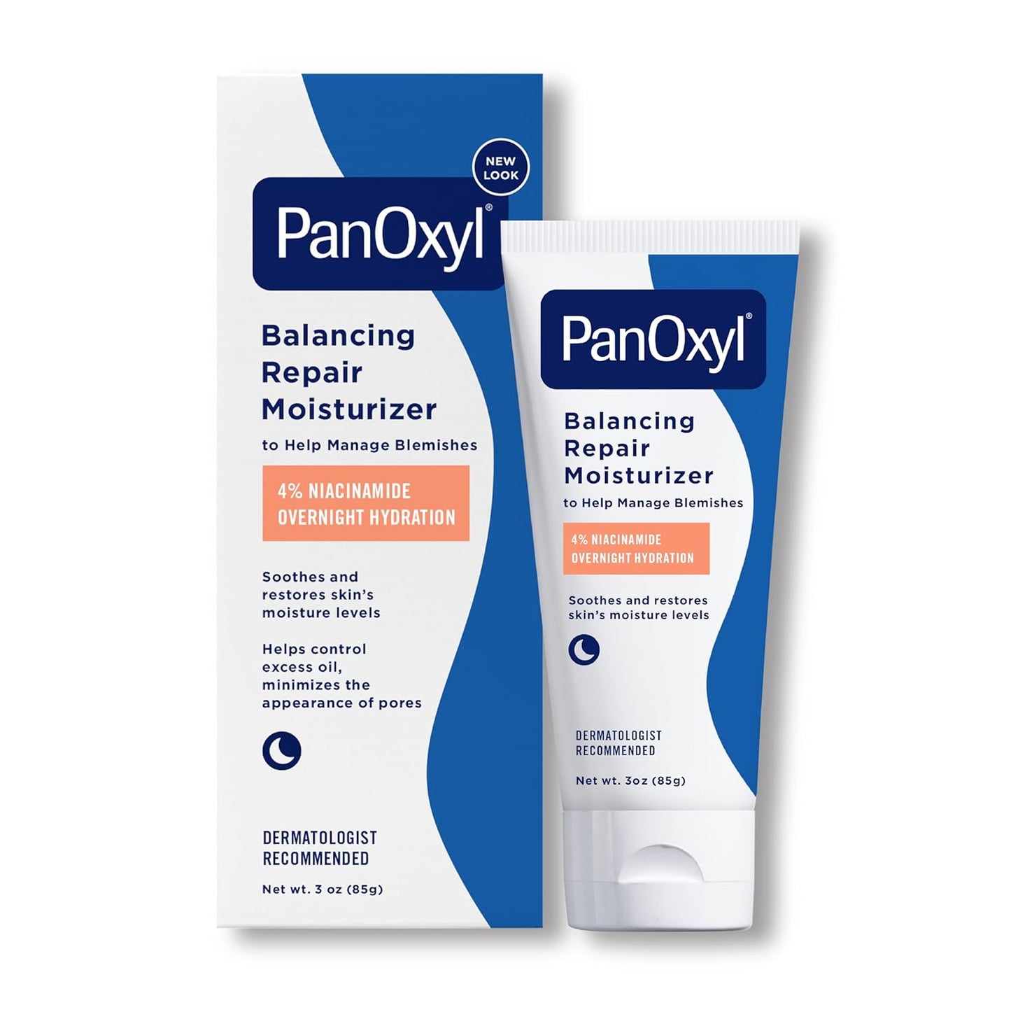 PanOxyl Balancing Repair Moisturizer with 4% Niacinamide for overnight Hydration