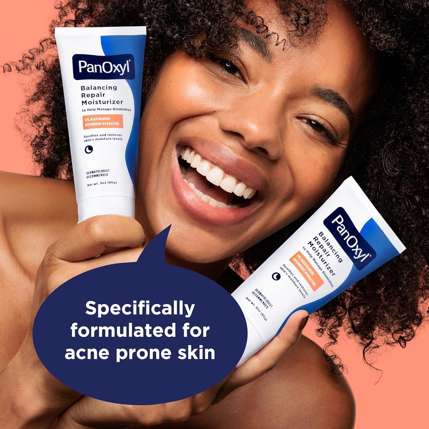 PanOxyl Balancing Repair Moisturizer with 4% Niacinamide for overnight Hydration