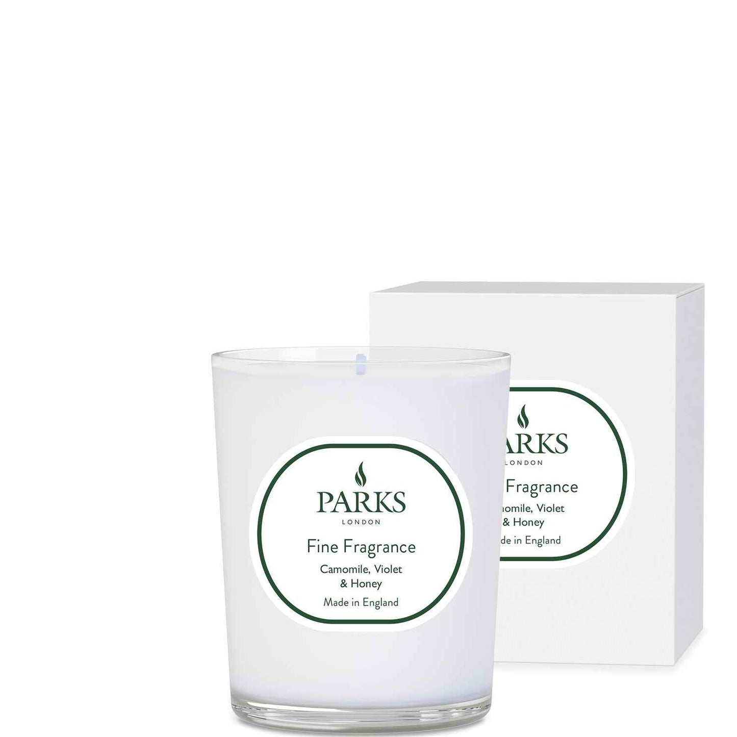 FINE FRAGRANCE 180G CANDLE CAMOMILE, VOILET & HONEY