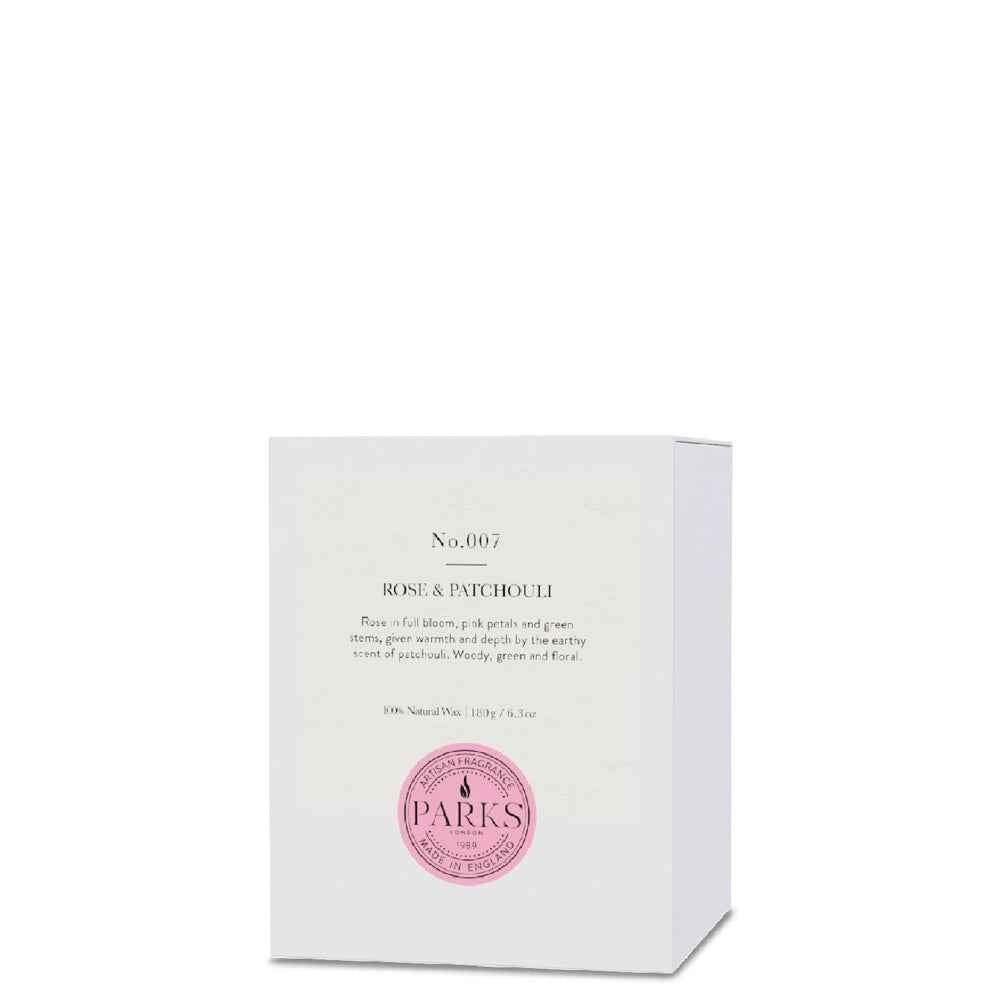 ROSE & PATCHOULI 1 WICK SCENTED CANDLE 180G