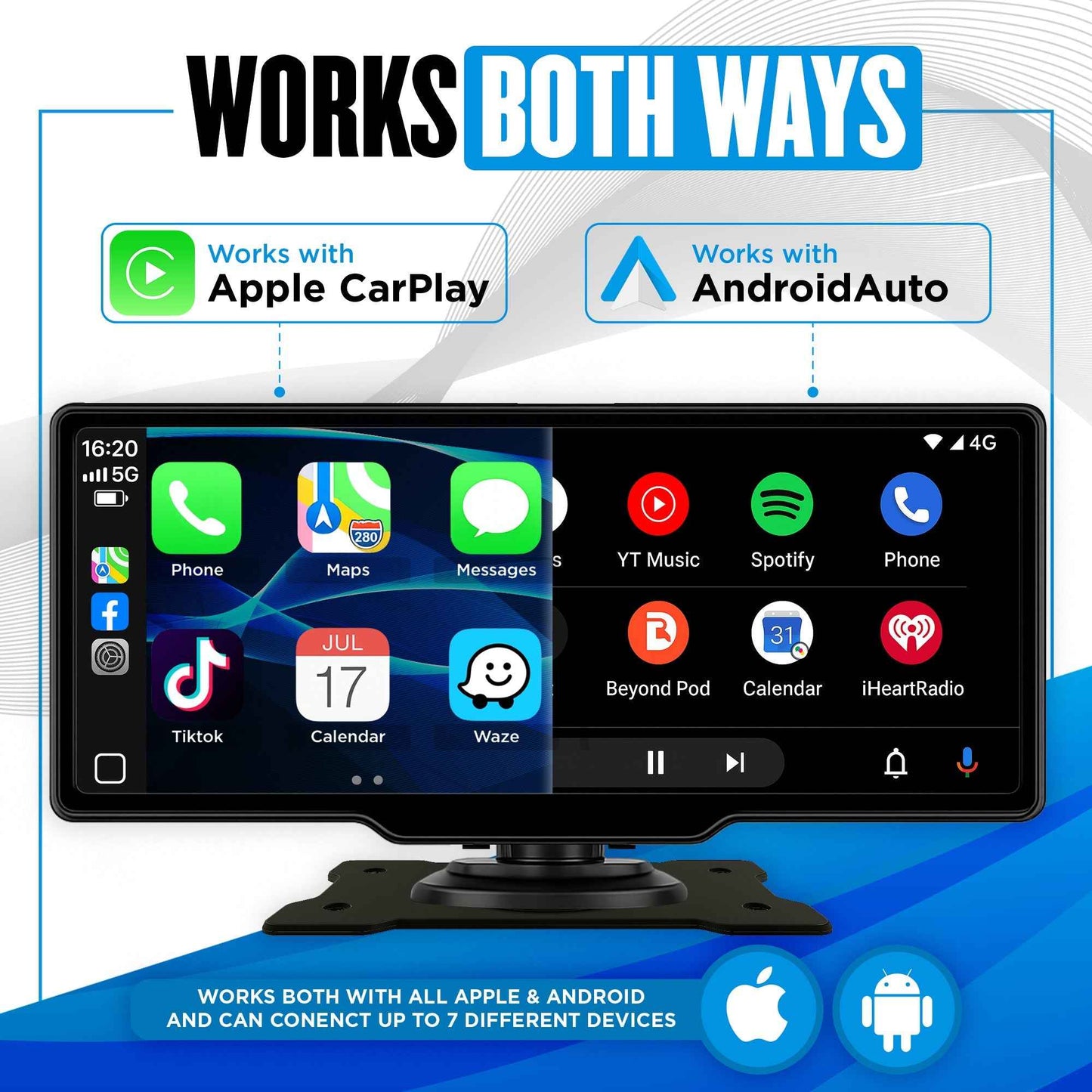 SmartDash™ Pro CarPlay Tablet 2025