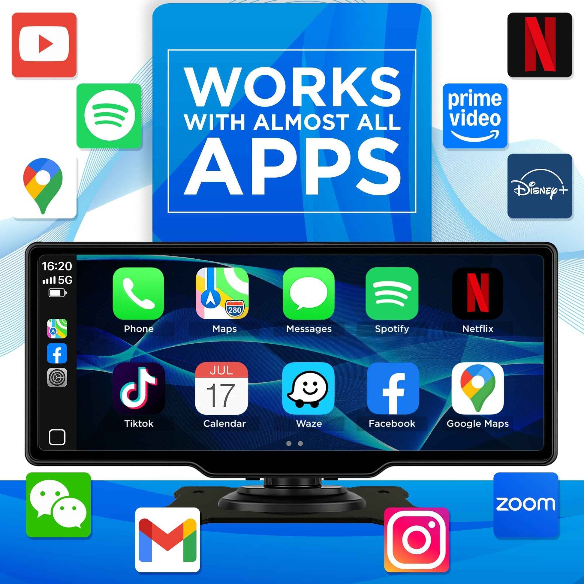 SmartDash™ Pro CarPlay Tablet 2025