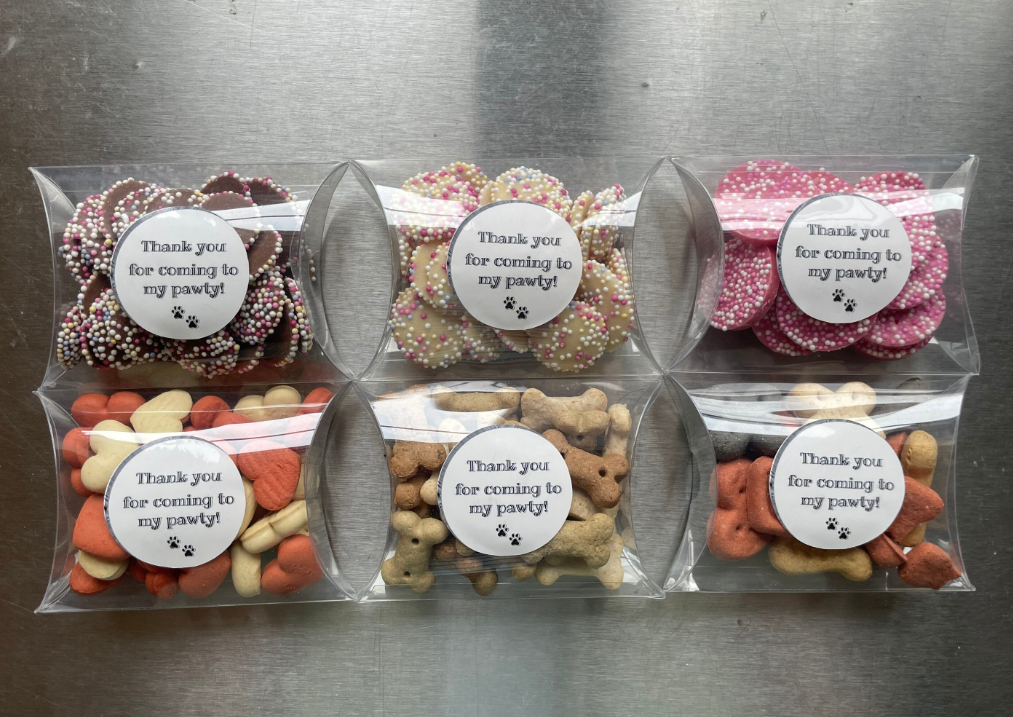Dog Biscuit Treats - Pick N Mix Thank You Boxes