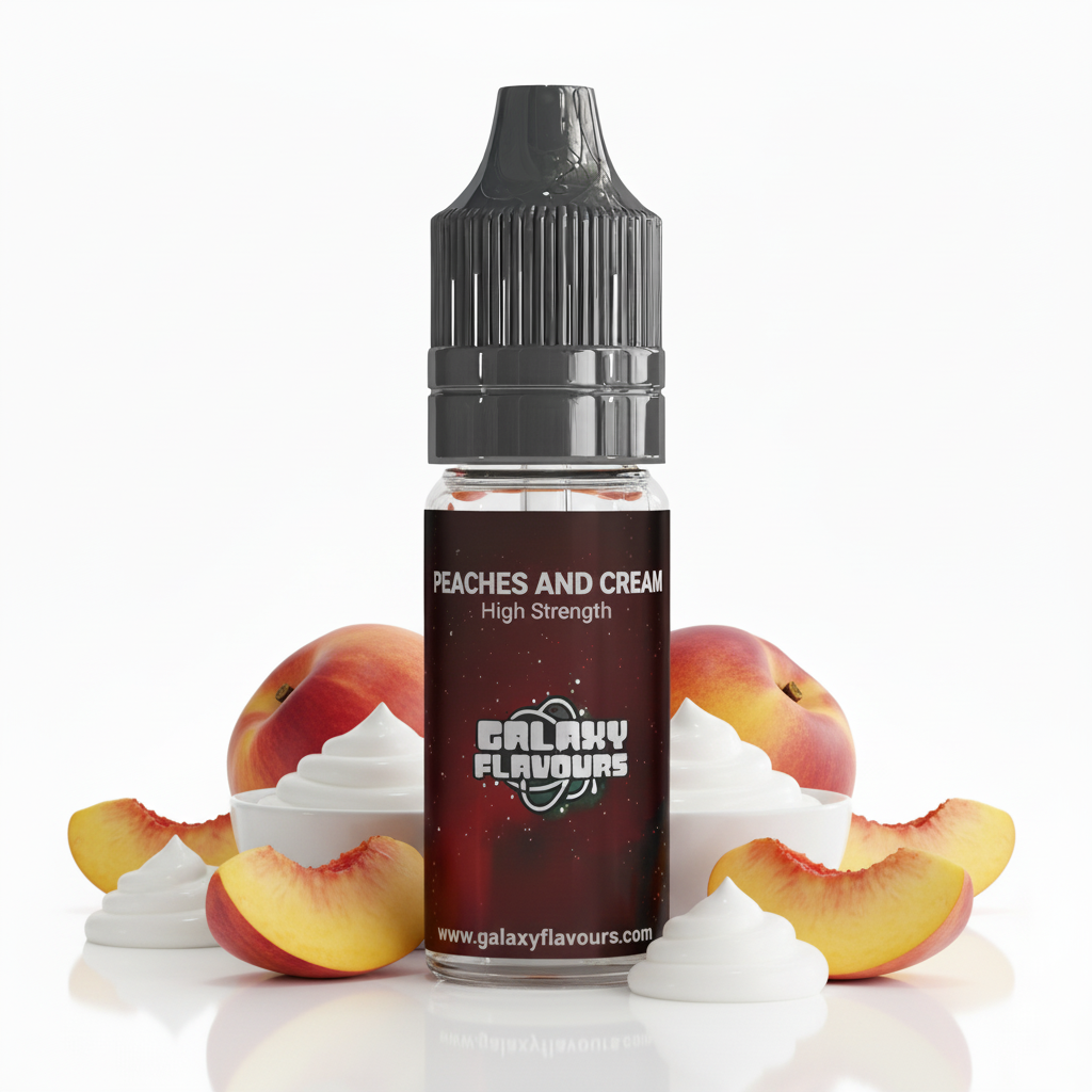 Peaches & Cream Food Flavouring Concentrate – Professional High Strength – 10ml