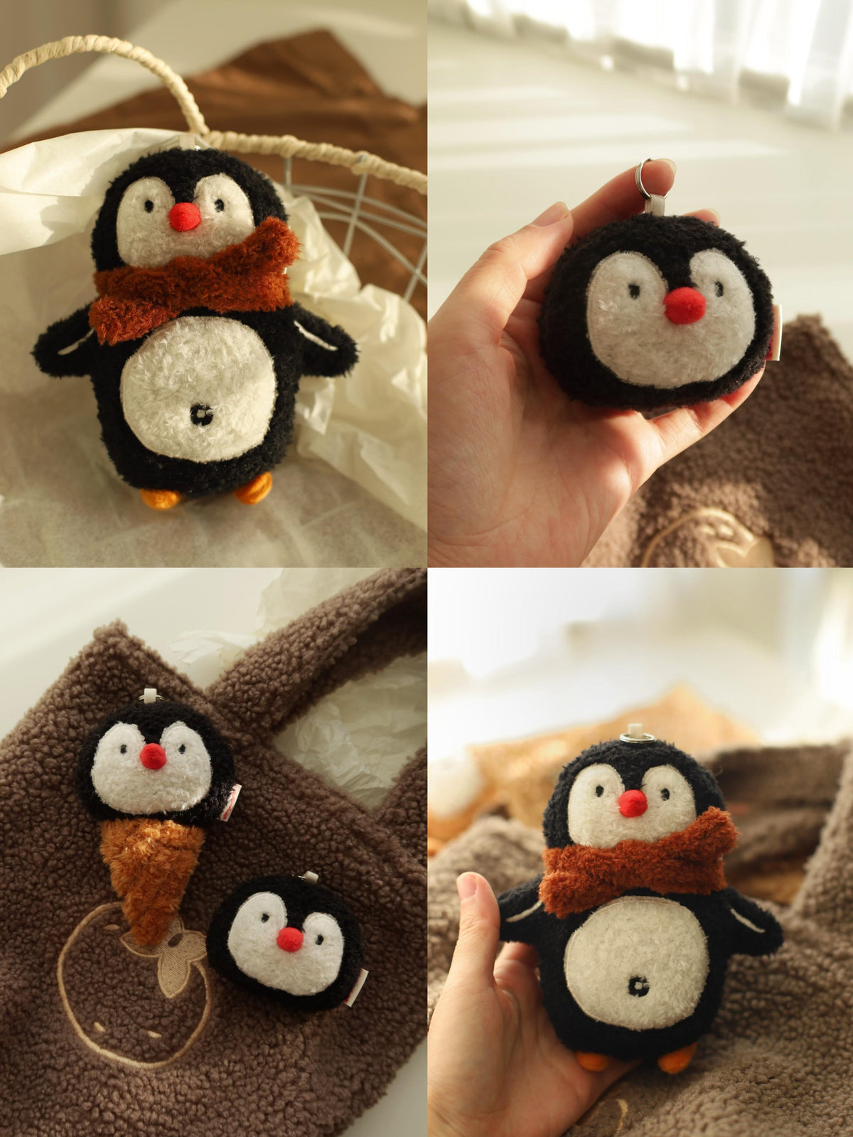 Daily White | Penguin Plush Charm
