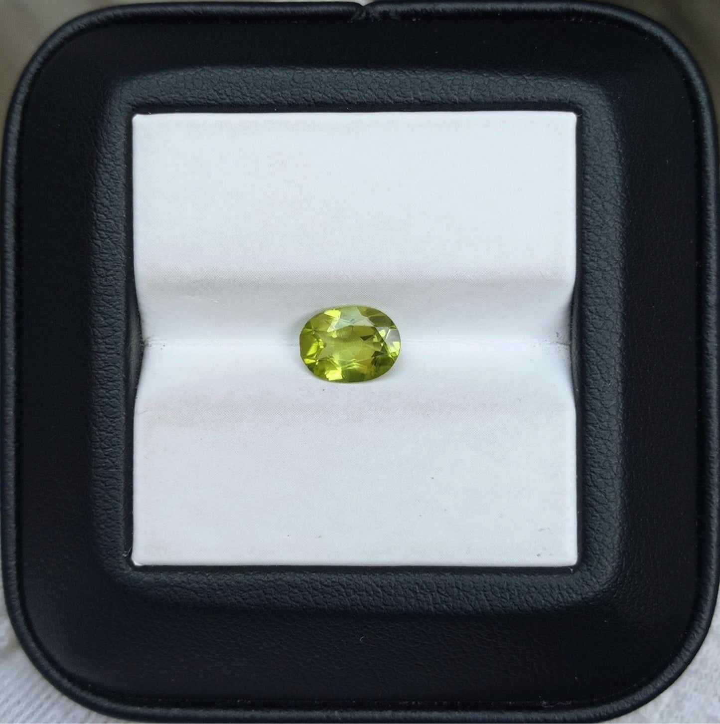 1.25ct Peridot Gemstone- Olivine - Chrysolite Gem - August Birthstone - 8x6x3.3mm