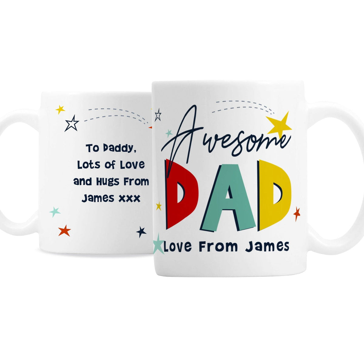 Personalised Awesome Dad Mug