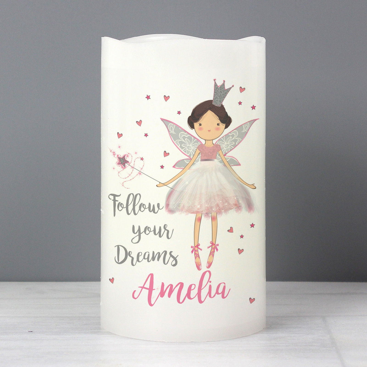 Personalised Fairy Princess Nightlight LED  Candle