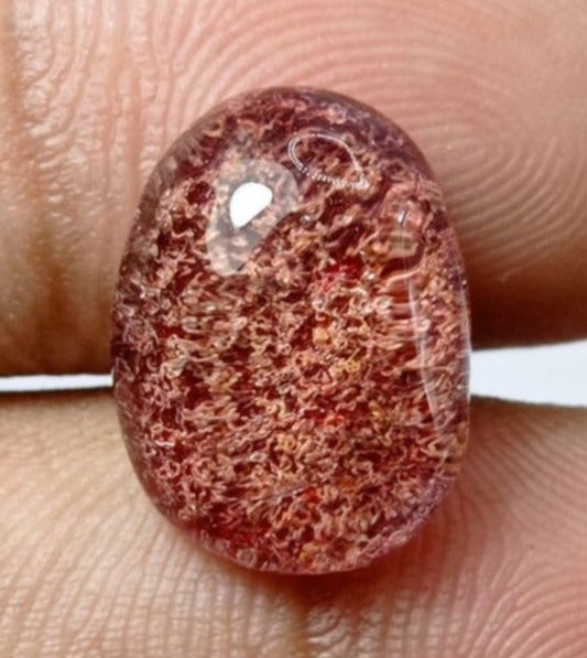 10.6ct Natural Phantom Quartz - Ghost Quartz - 17x12mm