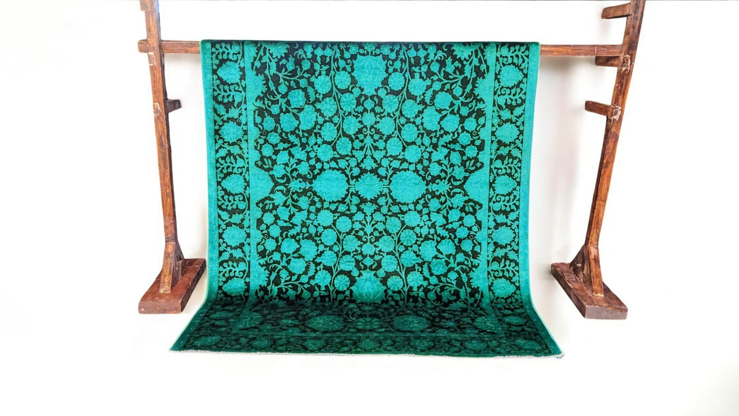 Ziegler Silk Wash Chobi Rug - 9.11 x 6.11