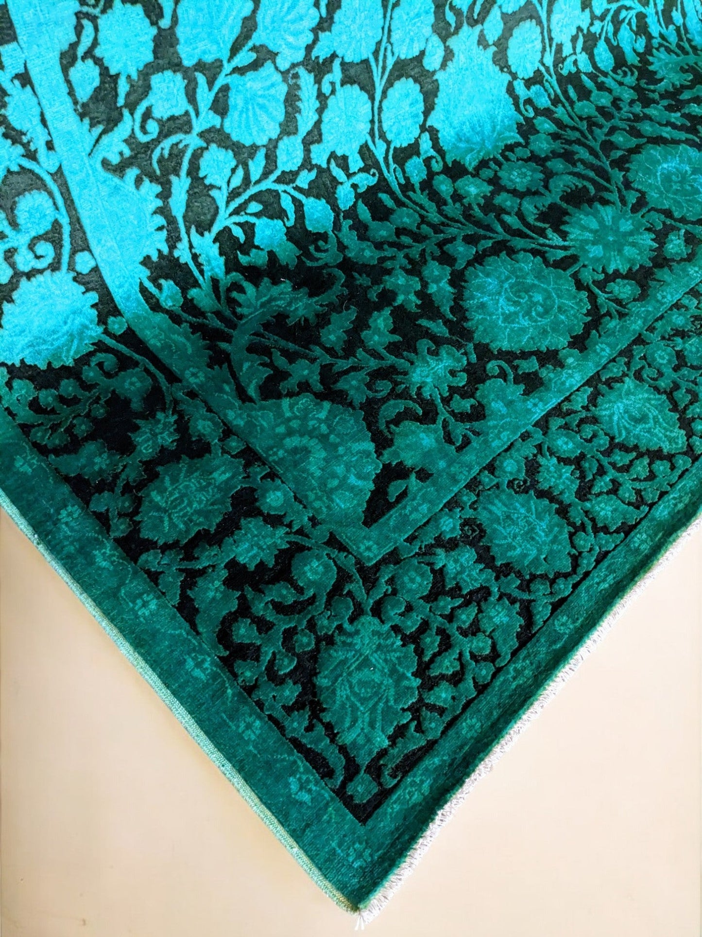 Ziegler Silk Wash Chobi Rug - 9.11 x 6.11