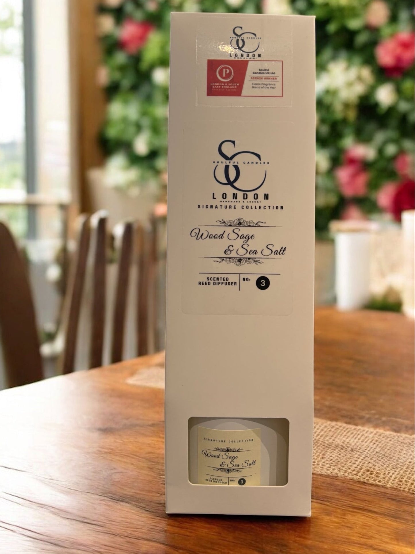 Wood Sage & Sea Salt – Reed Diffuser (100ml)