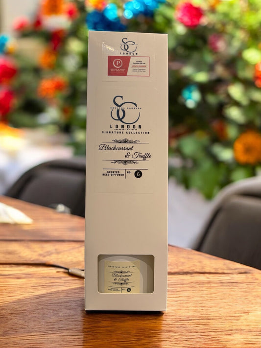 Blackcurrant & Truffle 100ml Reed Diffuser | Luxury Decadent Long-Lasting Fragrance