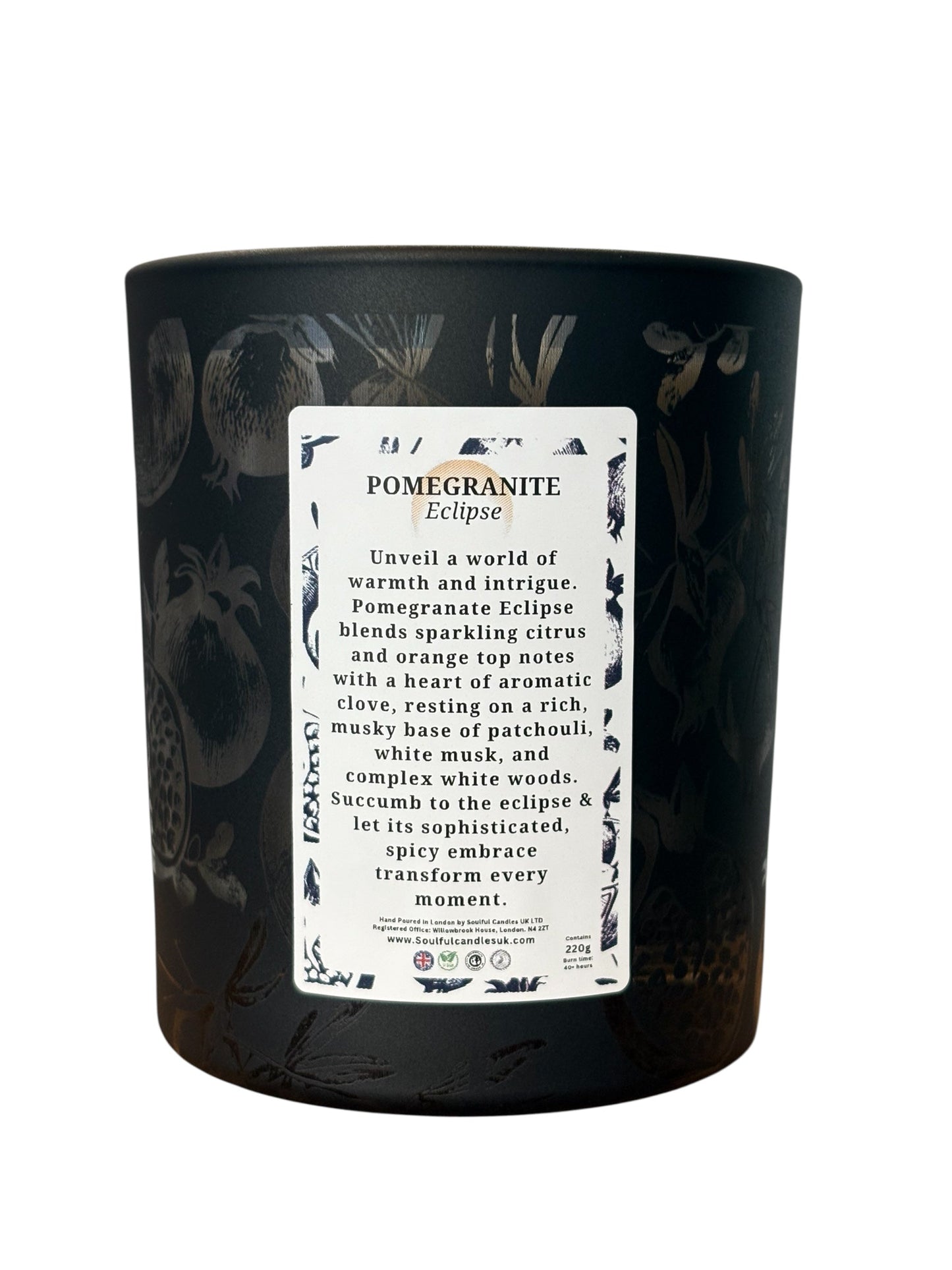 PomegraNite Eclipse – Luxury Soy Candle (30cl)