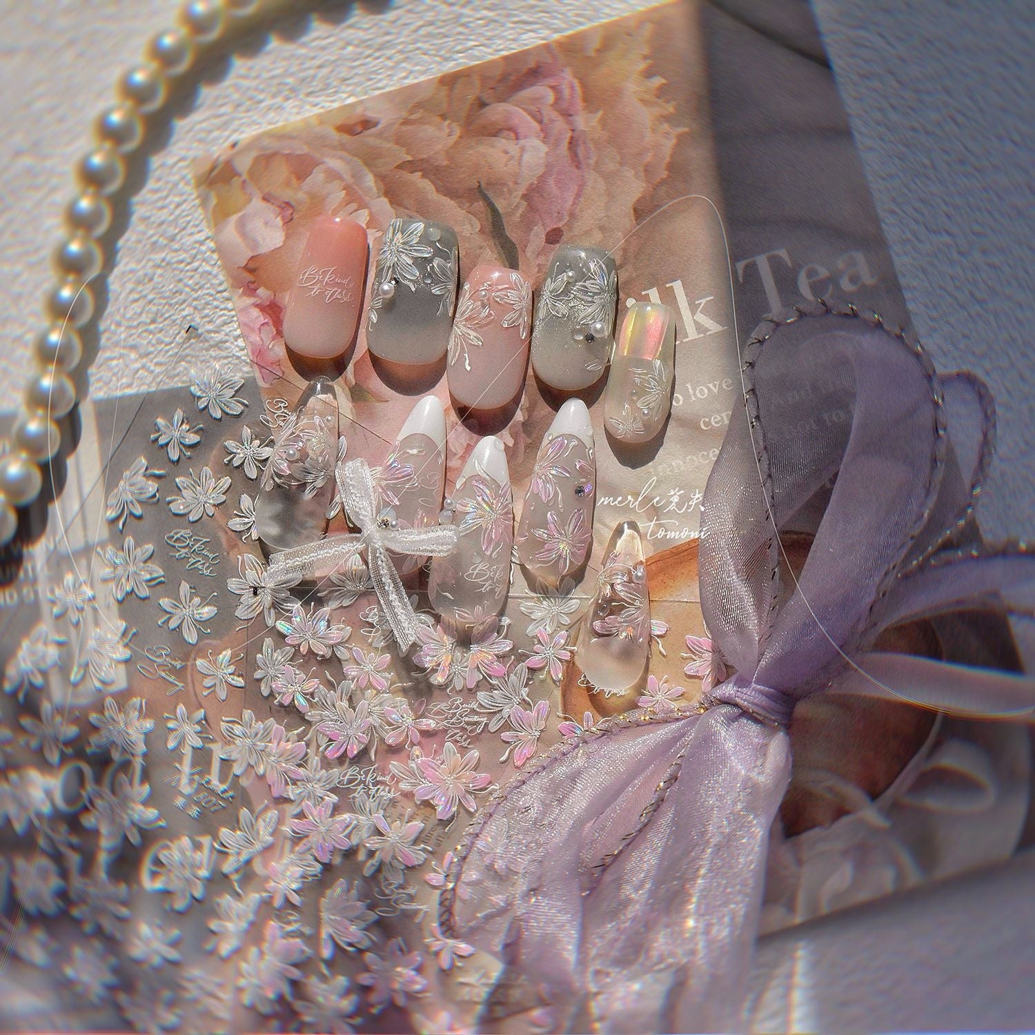 Hello Claws | Spring Cherry Flower Nail Deco Sticker