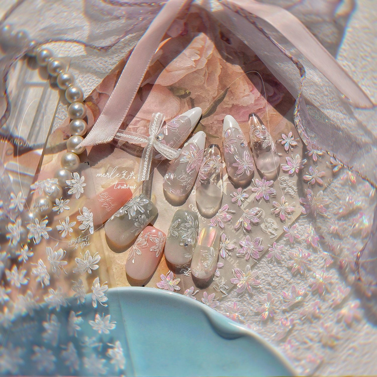 Hello Claws | Spring Cherry Flower Nail Deco Sticker