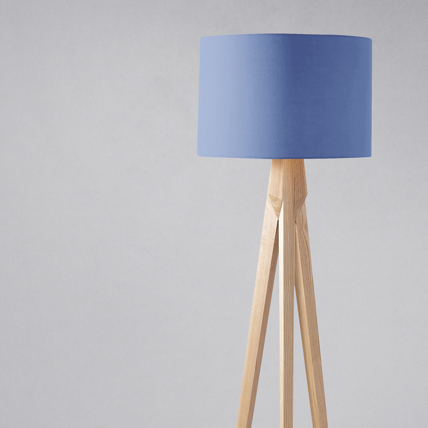 Plain Cornflower Blue Lampshade, Ceiling or Table Lamp Shade