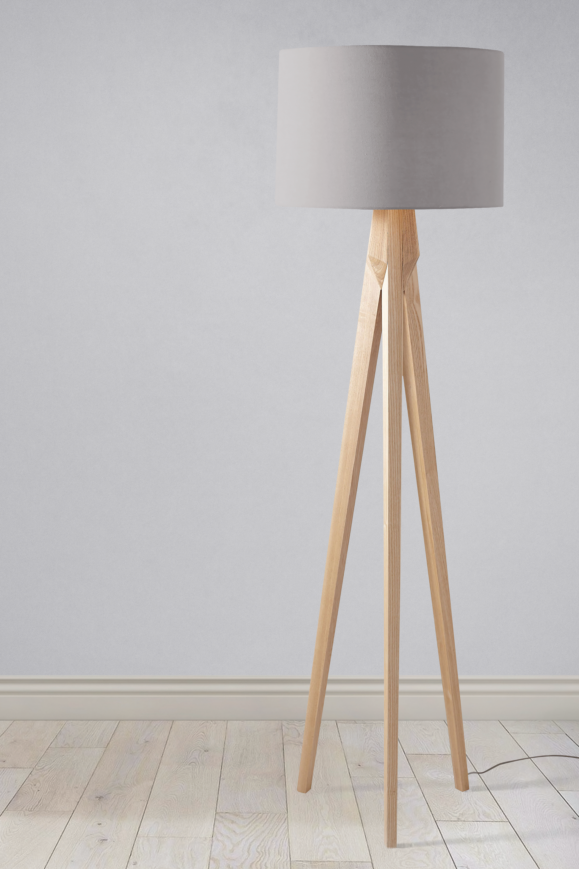 Plain Grey Cloud Lampshade, Warm Grey Ceiling or Table Lamp Shade