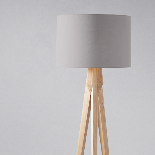 Plain Grey Cloud Lampshade, Warm Grey Ceiling or Table Lamp Shade