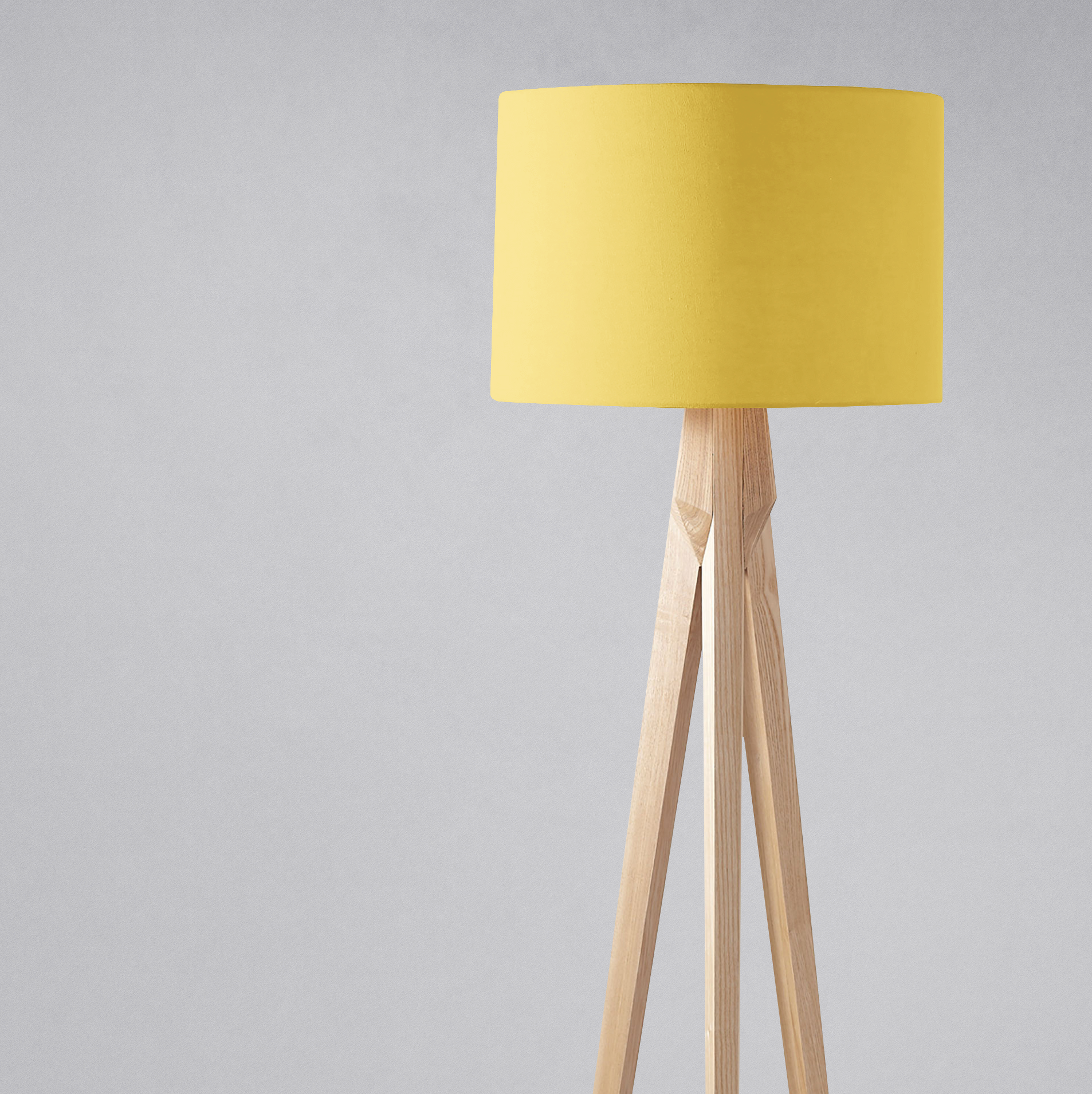 Plain Pale Yellow Lampshade, Ceiling or Table Lamp Shade