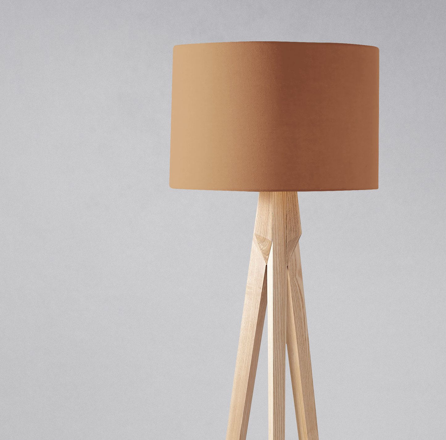 Plain Toffee Lampshade, Brown Ceiling or Table Lamp Shade