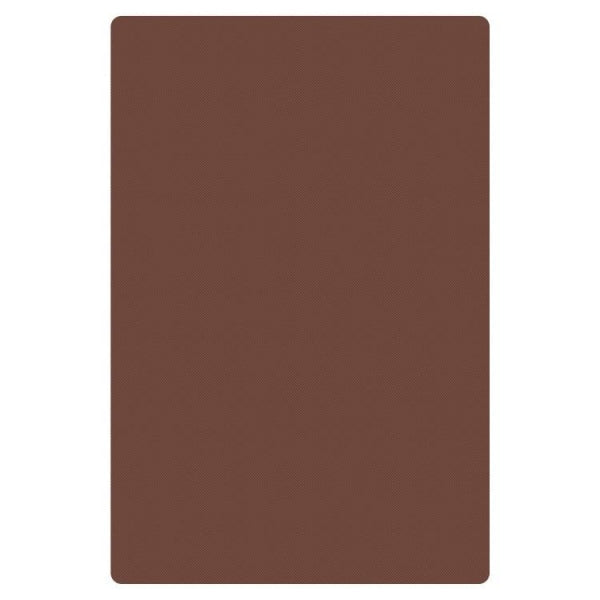 High Density Polyethylene Brown Chopping Board 457x305x13mm