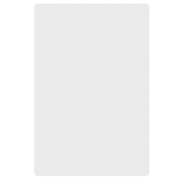 High Density Polyethylene White Chopping Board 457x305x13mm